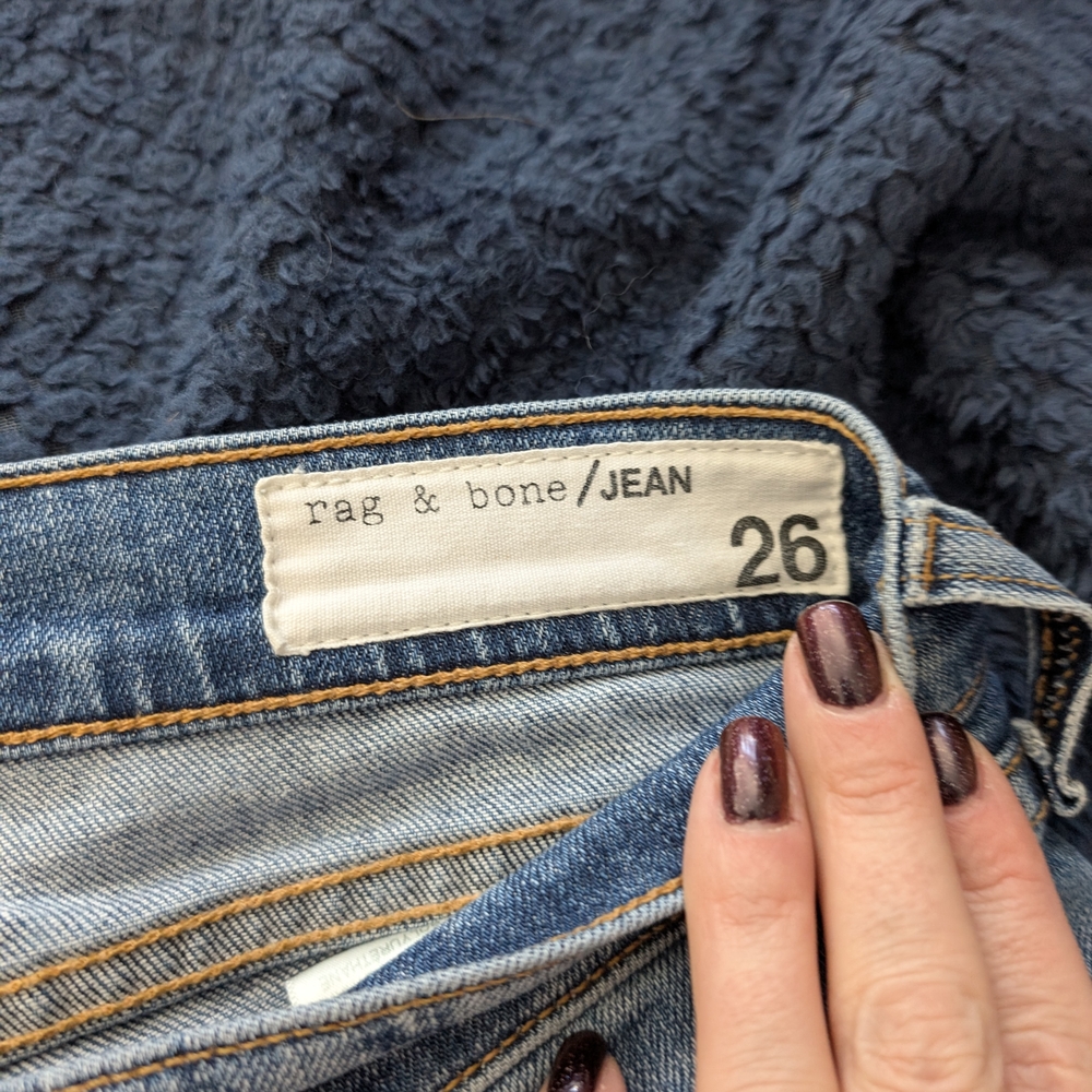Rag & Bone Dre Skinny Fit Jeans (low rise)